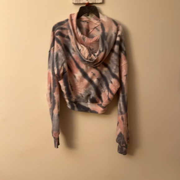 type dyed crop hoodie - Picture 2 of 2